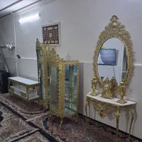 سرویس کامل برنزی درحدنو|بوفه، ویترین، کنسول|چهاردانگه (تهران), |دیوار