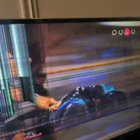 تلویزیون الجی 49شکسته