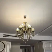 یک جفت لوستر برنز ۶شاخه