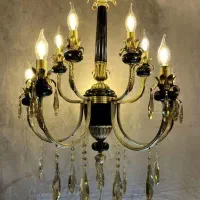 لوستر  تمام برنجی ( فروش ویژه لوستر  به قیمت عمده)|لوستر و چراغ آویز|قم, شهرک قدس|دیوار