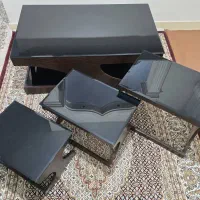 جلو مبلی به همراه سه عدد میز عسلی و میز تلویزیون|مبلمان خانگی و میز عسلی|کرج, حیدرآباد|دیوار