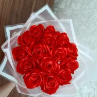 گل رز روبانی|گل مصنوعی|پردیس, فاز ۲|دیوار