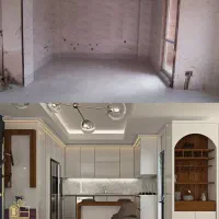 کابینت کمددیواری کافی بار جاکفشی