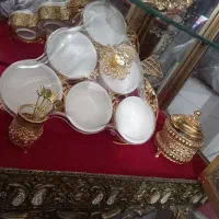 ظروف پذیرایی شیک وارداتی ابکاری طلا