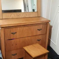 سرویس تخواب چوب  در حد نو|تخت و سرویس خواب|آمل, |دیوار