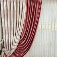 فروش فوری - پرده پذیرایی ( آماده نصب)|پرده، رانر، رومیزی|شاهین‌شهر, شهرک ردانی پور|دیوار