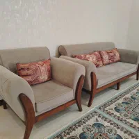 مبل 10 نفره به همراه میز و عسلی|مبلمان خانگی و میز عسلی|رشت, ترمینال|دیوار