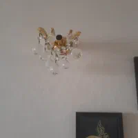 دوتا لوستر برنجی قدیمی