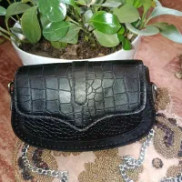 کیف طرح دار چرم طبیعی گاوی