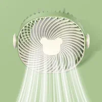 پنکه شارژی رومیزی مدل KLW-F9|پنکه و تصفیه‌کنندهٔ هوا|برازجان, |دیوار