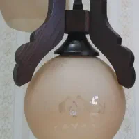 فروش لوستر چوبی|لوستر و چراغ آویز|کرج, باغستان|دیوار