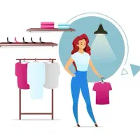 فروشنده خانم باتجربه (مانتوفروشی)