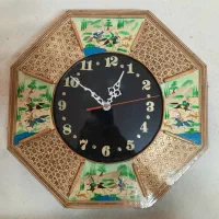 ساعت دیواری خاتم کاری ونقاشی مینیاتوری