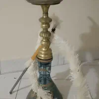 قلیون برنجی و چوبی