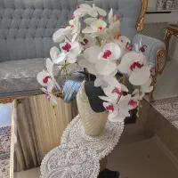 گلدون گل ارکیده لمسی