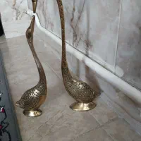 مجسمه برنج دوقوعاشق وپروانه