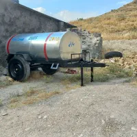 تانکر چرخ دار ۲۱۰۰لیتری با ورق سفیدبدون کارکرد خشک|ماشینآلات صنعتی|ایلام, |دیوار