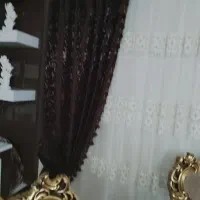 دستک پرده مخمل طرح دار|پرده، رانر، رومیزی|قوچان, |دیوار