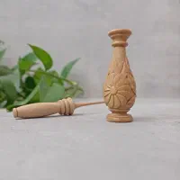 سرمه دان چوبی منبت شده