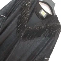 مانتو مخمل عبایی فیری سایز