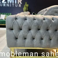 مبل چستر صدفی/مکانیز شرکتی مدل جاسمین 7نفره اقساط|مبلمان خانگی و میز عسلی|آبیک, |دیوار