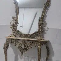 آیینه شمعدان جنسش آلومینیوم و الیاژه