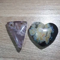 سنگ شجر بحری واضح بدون چراغ و سلیمانی انگشتر نقره