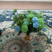 گل با گلدون|گل مصنوعی|نهاوند, |دیوار