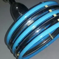 لوستر آبی فلزی آشپزخانه حال اتاق خواب کاملا سالم