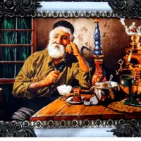 تابلوفرش پیرمرد