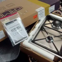 (S-65)اجاق گاز صفحه ای استیل ترموکوبل دار کمل