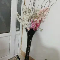 گلدان با گل مصنوعی ۳۵۰هزار تومان