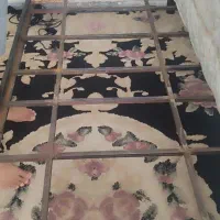 دو عدد تخت با کفی بدون تشک