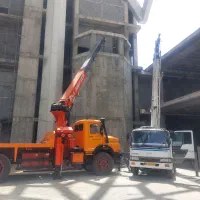 جرثقیل 7 تن دکل بلند جرثقیل سنگین ده تن شبانه روزی|خدمات حمل و نقل|اصفهان, آبشار|دیوار