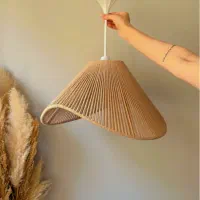 انواع لوسترهای مدرن مکرومه|لوستر و چراغ آویز|رشت, استقامت ۲|دیوار