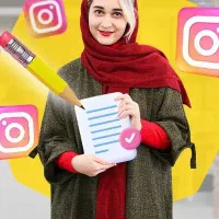 کارآموز خانم در زمینه کسب درآمد از اینستاگرام