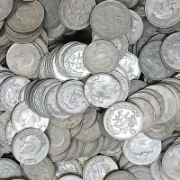 سکه خوب وسالم 10و20ریالی شاهی وزن 3کیلو