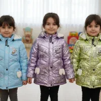 کاپشن سیلیکونی  دخترانه ضد آب