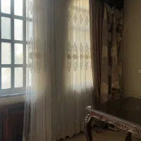 پرده پذیرایی دو لایه تور و پارچه مجلسی تمیز و سالم|پرده، رانر، رومیزی|تهران, تهرانپارس جنوبی|دیوار