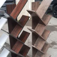 کتابخانه طرح درختی|کتابخانه، شلف، قفسه‌های دیواری|رشت, دیلمان|دیوار