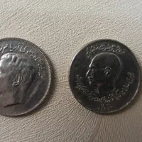 سکه قدیمی شاهی پدر و پسر|کلکسیون سکه، تمبر، اسکناس|پیشوا, |دیوار