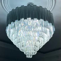 ست ۵تایی لوستر کریستال آیینه ای