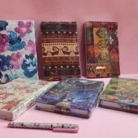 سررسید سایز اروپایی جلد مخمل فانتزی