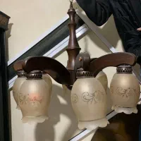 لوستر چوب|لوستر و چراغ آویز|کرج, باغستان|دیوار