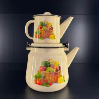 قوری کتری۳/۵ لیتری لعاب روس