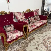 مبل استیل هفت نفره +میز ناهارخوری چهارنفره|مبلمان خانگی و میز عسلی|تهران, تسلیحات|دیوار