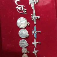 آویز نقره فروه وشمایل