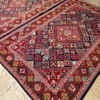 جفت قالیچه دستباف کرک کاشان