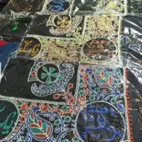 چفیه باسم کربلایی گلدوزی شده