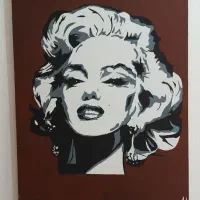 دو عدد نقاشی پاپ آرت مخصوص کافه و مغازه های خاص